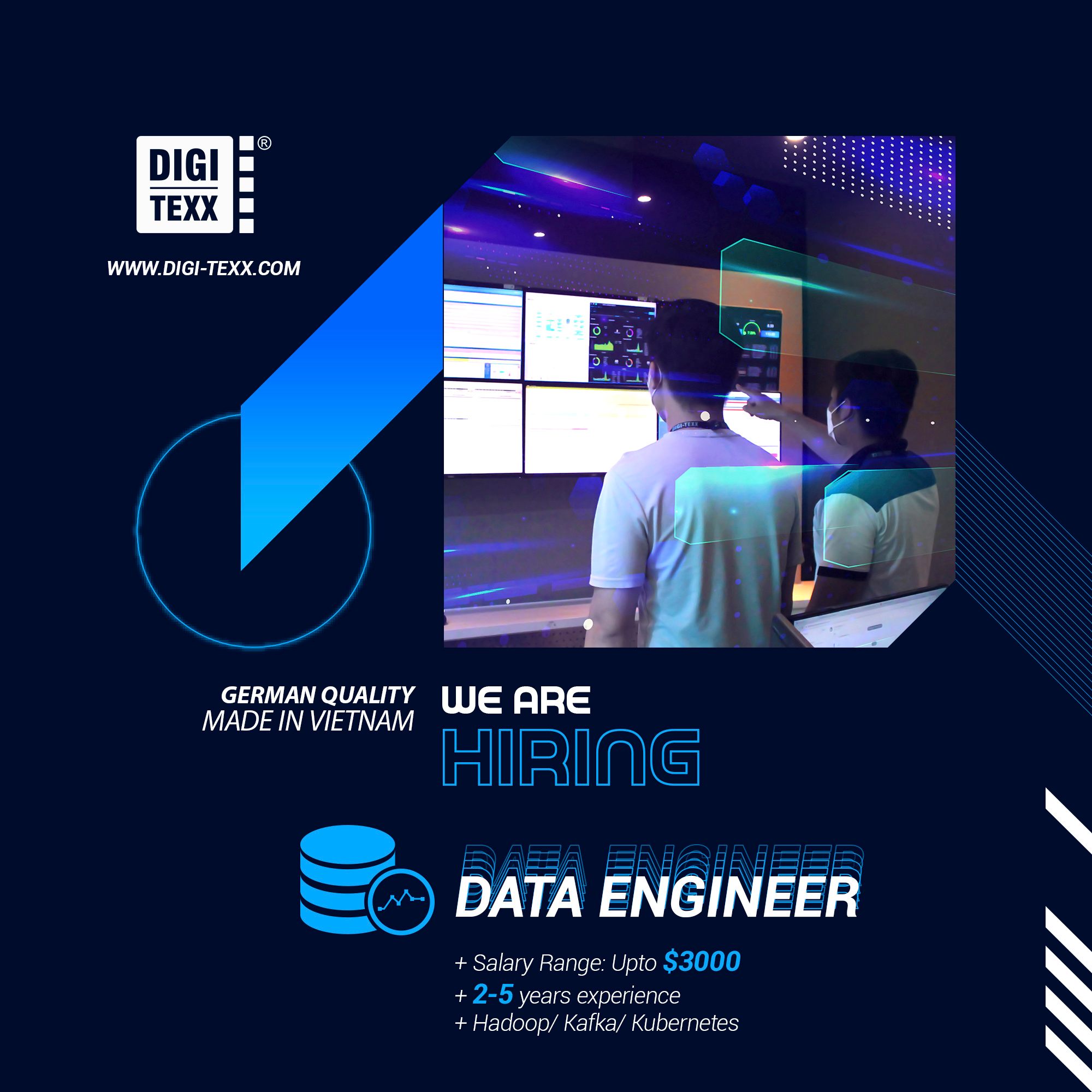 DIGI-TEXX tuyển dụng QA/ Data/ Security Engineer