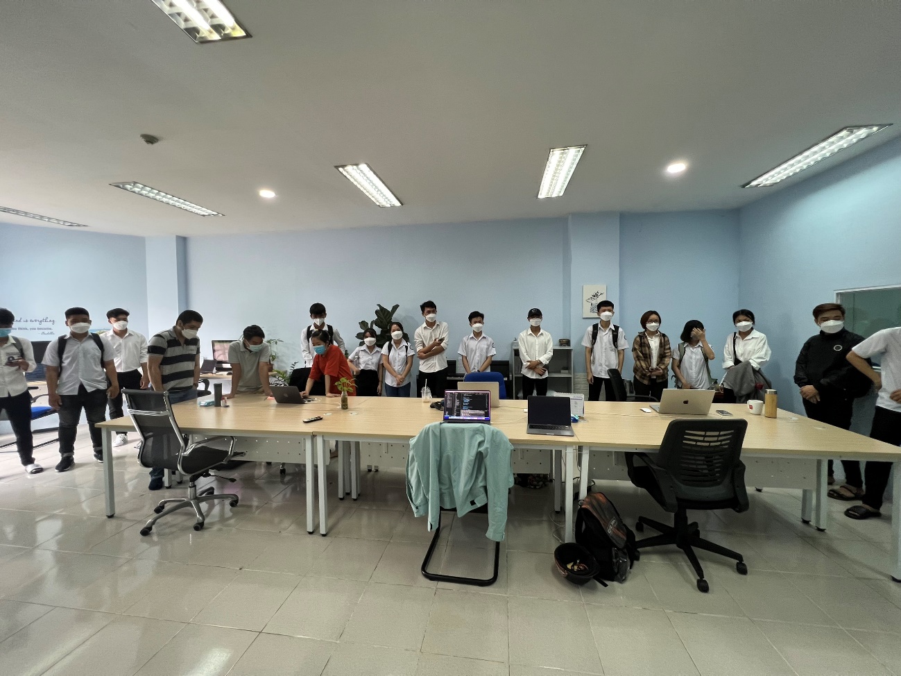 Tham quan doanh nghiệp tại Vườn ươm QTSC Incubator