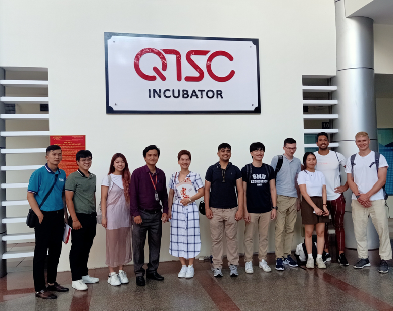 Visiting QTSC Incubator and InspireUI company