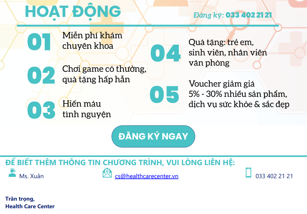 Ngày hội sức khỏe - Health day tại QTSC