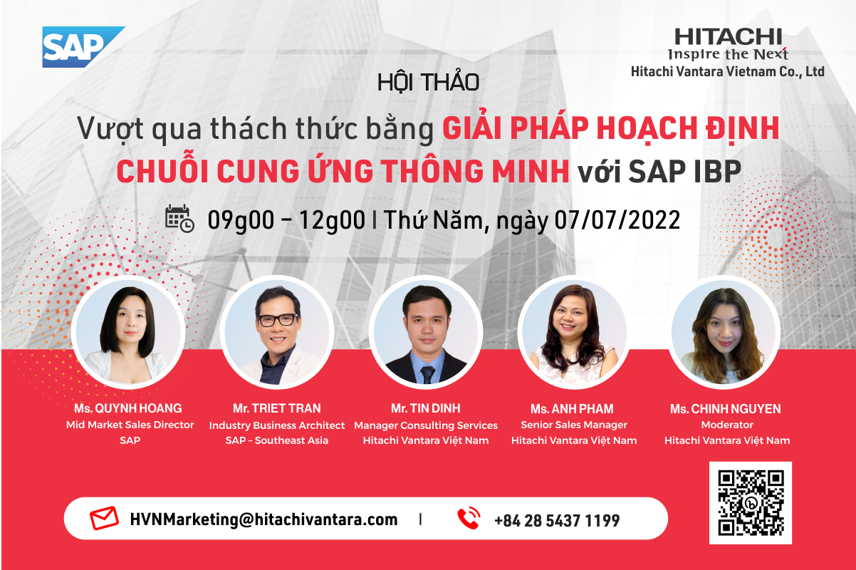 Vượt thách thức – Đón cơ hội cùng Giải pháp Hoạch Định Chuỗi Cung Ứng Thông Minh 