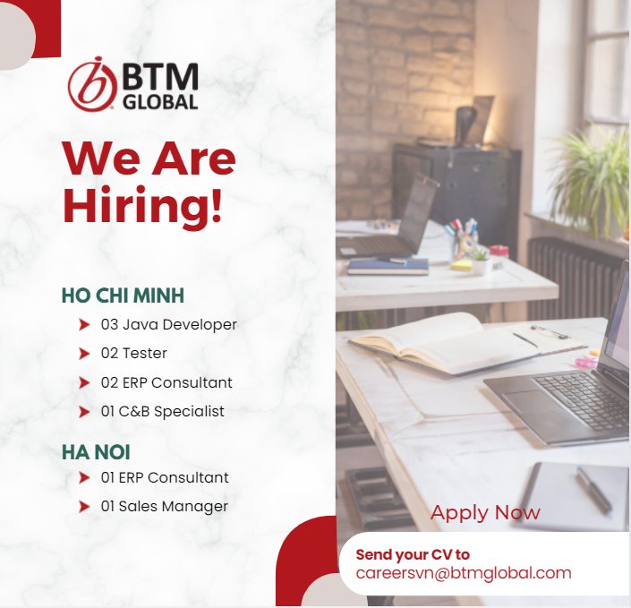 Job opportunities at BTM Global