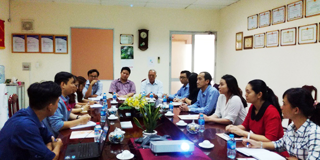 Phòng Thương mại và Công nghiệp Việt Nam chi nhánh Cần Thơ thăm và làm việc tại QTSC