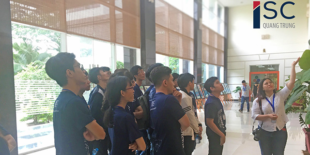 Học viên khóa V của Trung tâm Giải pháp nguồn nhân lực Công nghệ thông tin ISC Quang Trung tham quan TMA Solutions