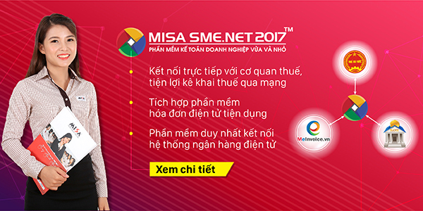 Phần mềm kế toán MISA SME.NET 2017 – Giải pháp công nghệ của sự kết nối thông minh