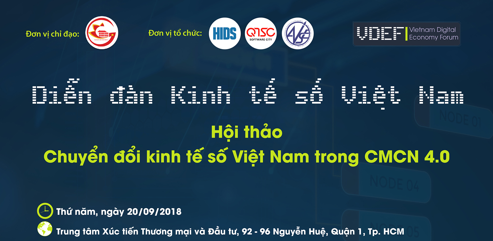 Mời tham dự Hội thảo “Chuyển đổi kinh tế số Việt Nam trong CMCN 4.0”