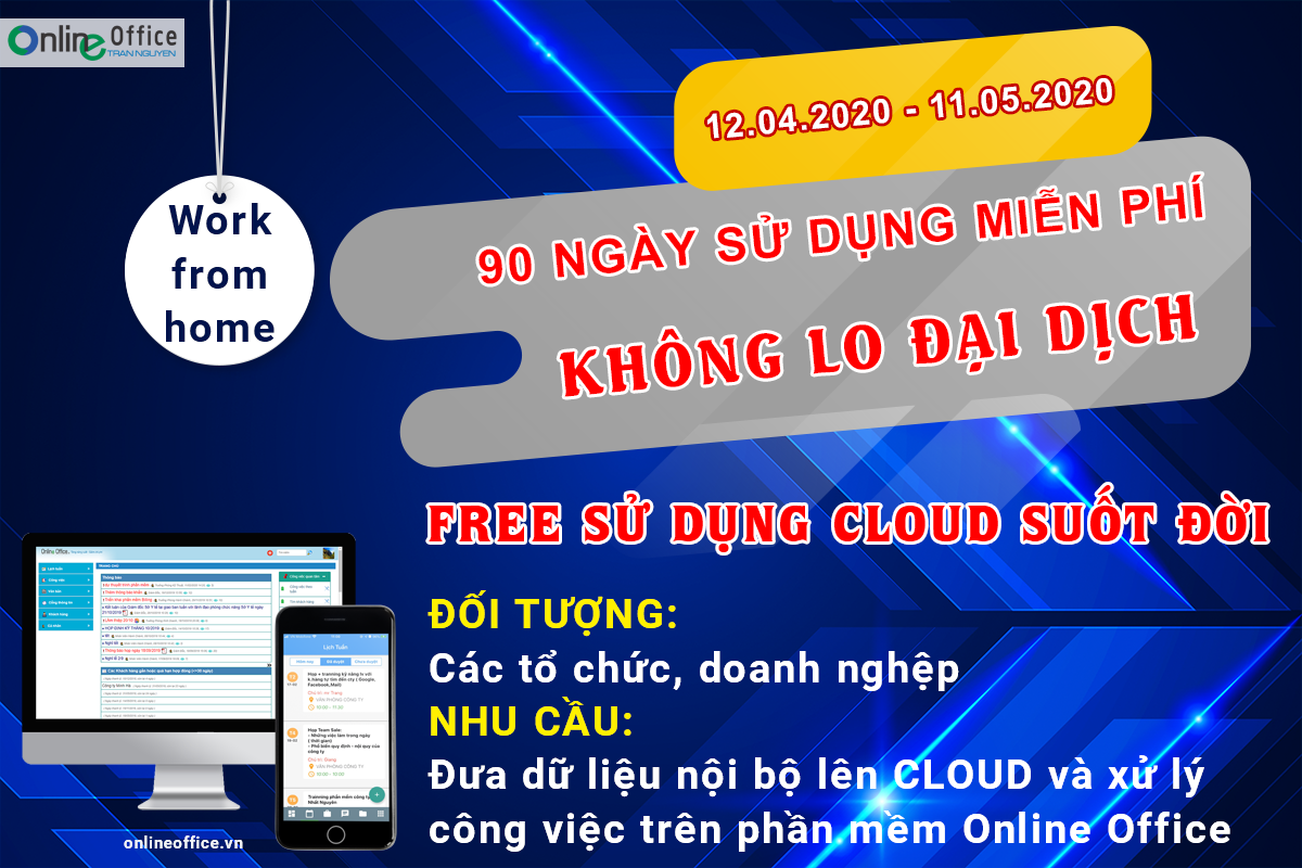 Online Office hỗ trợ doanh nghiệp mùa dịch Covid-19