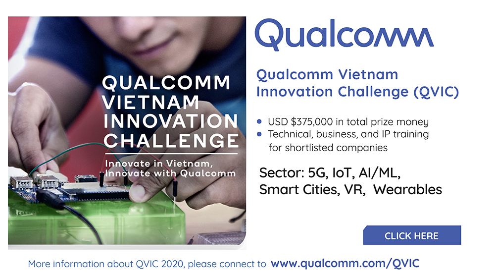 Mời tham gia cuộc thi “Thử thách Đổi mới sáng tạo Qualcomm Việt Nam” (QVIC) năm 2020