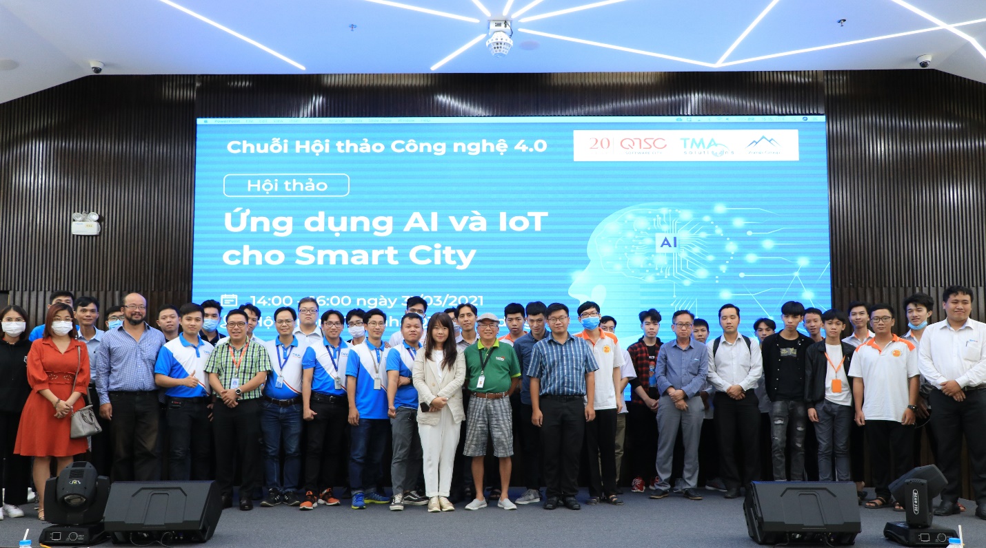 QTSC và các công ty thành viên tổ chức hội thảo “Ứng dụng AI và IoT cho Smart City”