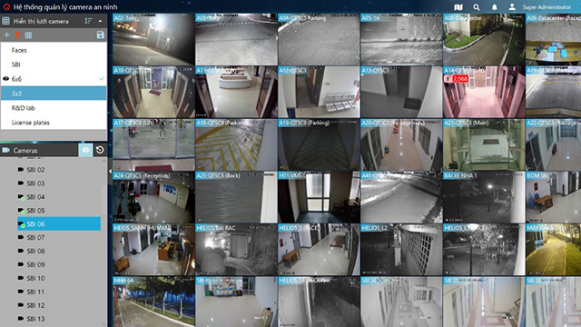 Hệ thống quản lý camera thông minh (Smart VMS) tại Công viên phần mềm Quang Trung