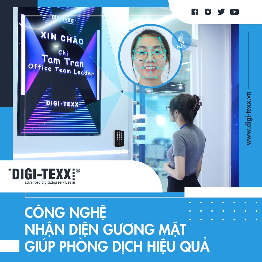 DIGI-TEXX developed facial recognition technology to limit community infection