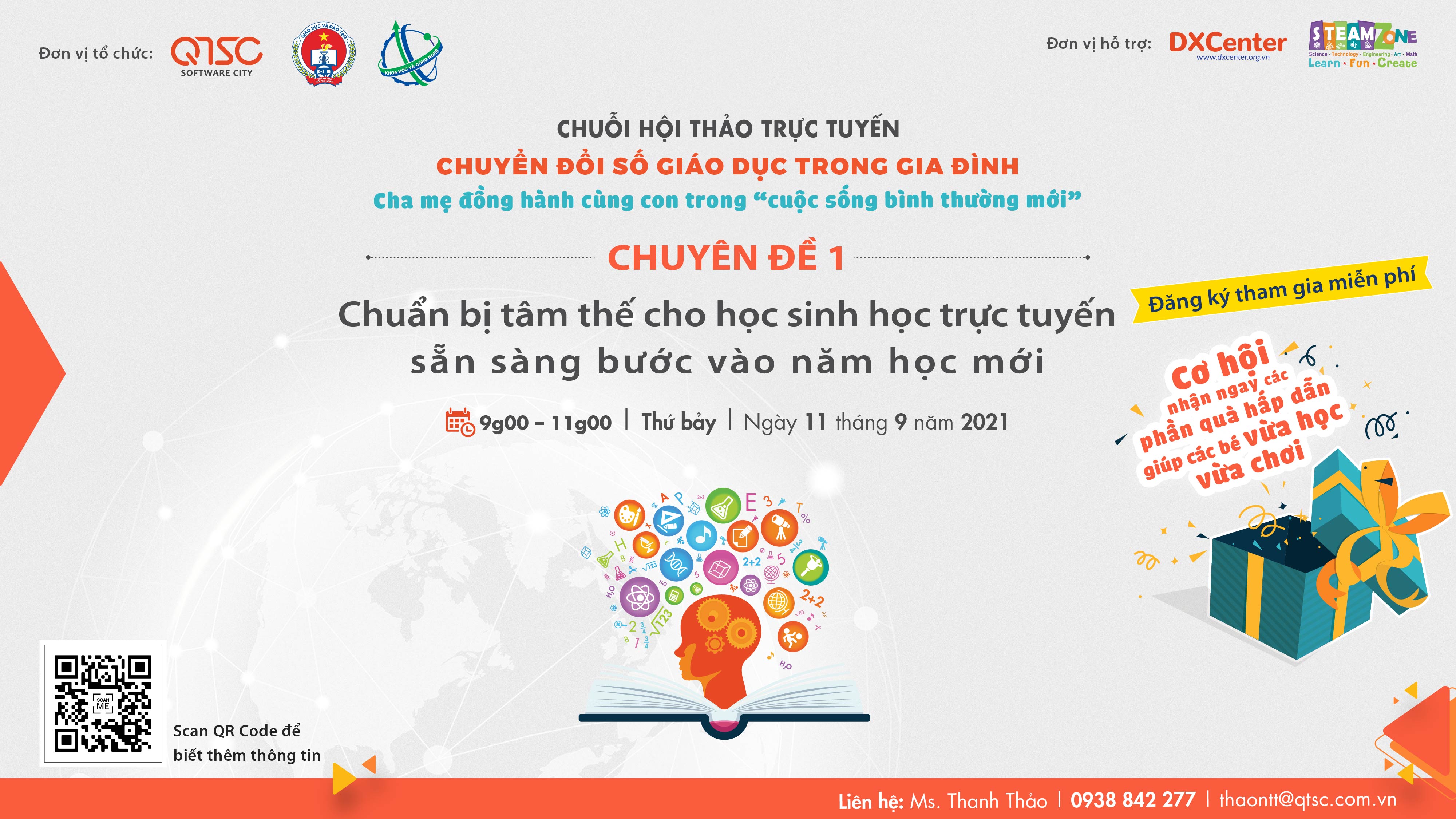 Hội thảo trực tuyến: Chuẩn bị tâm thế cho học sinh học trực tuyến sẵn sàng bước vào năm học mới