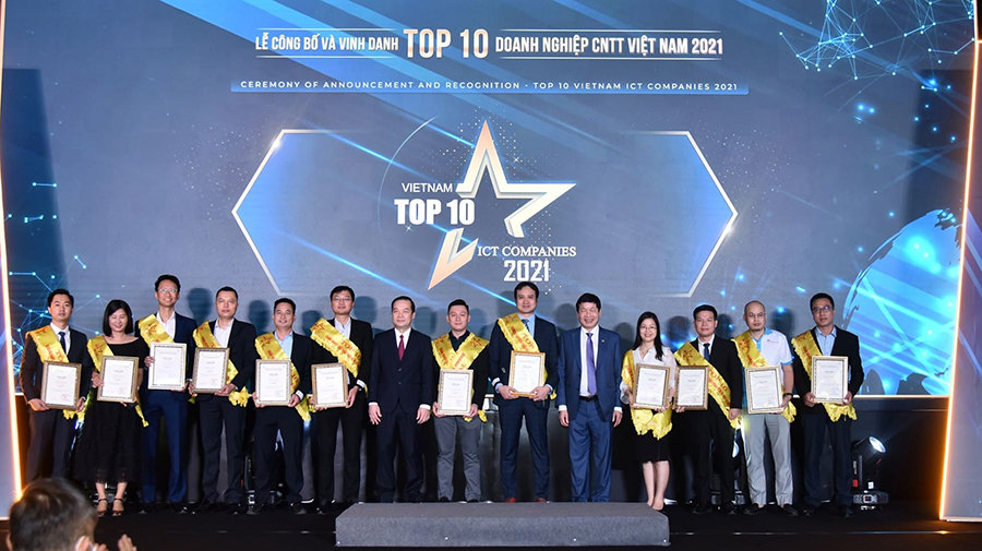 SPS Vietnam, TMA, Hitachi Vantara Vietnam, MISA đạt Top 10 doanh nghiệp CNTT Việt Nam 2021