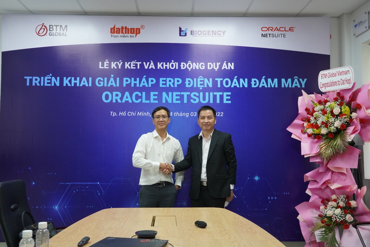 Đất Hợp bắt tay cùng BTM Global Việt Nam triển khai Giải pháp Điện toán đám mây Oracle NetSuite ERP 