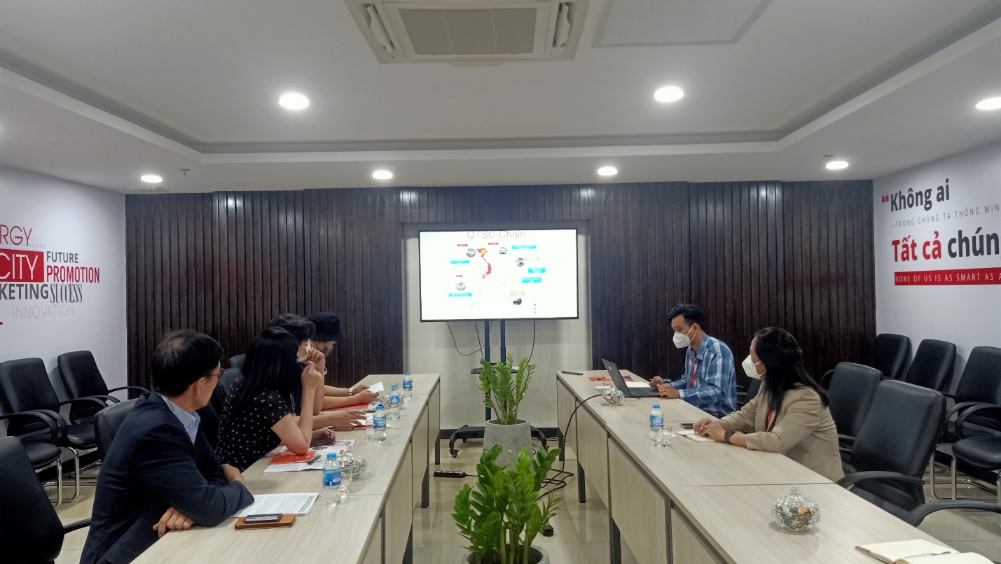 Daejeon Business Agency in HCMC paid a working visit to QTSC