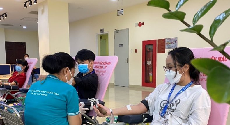 400 people participated in the program "Donating drops of blood - Giving life" at QTSC