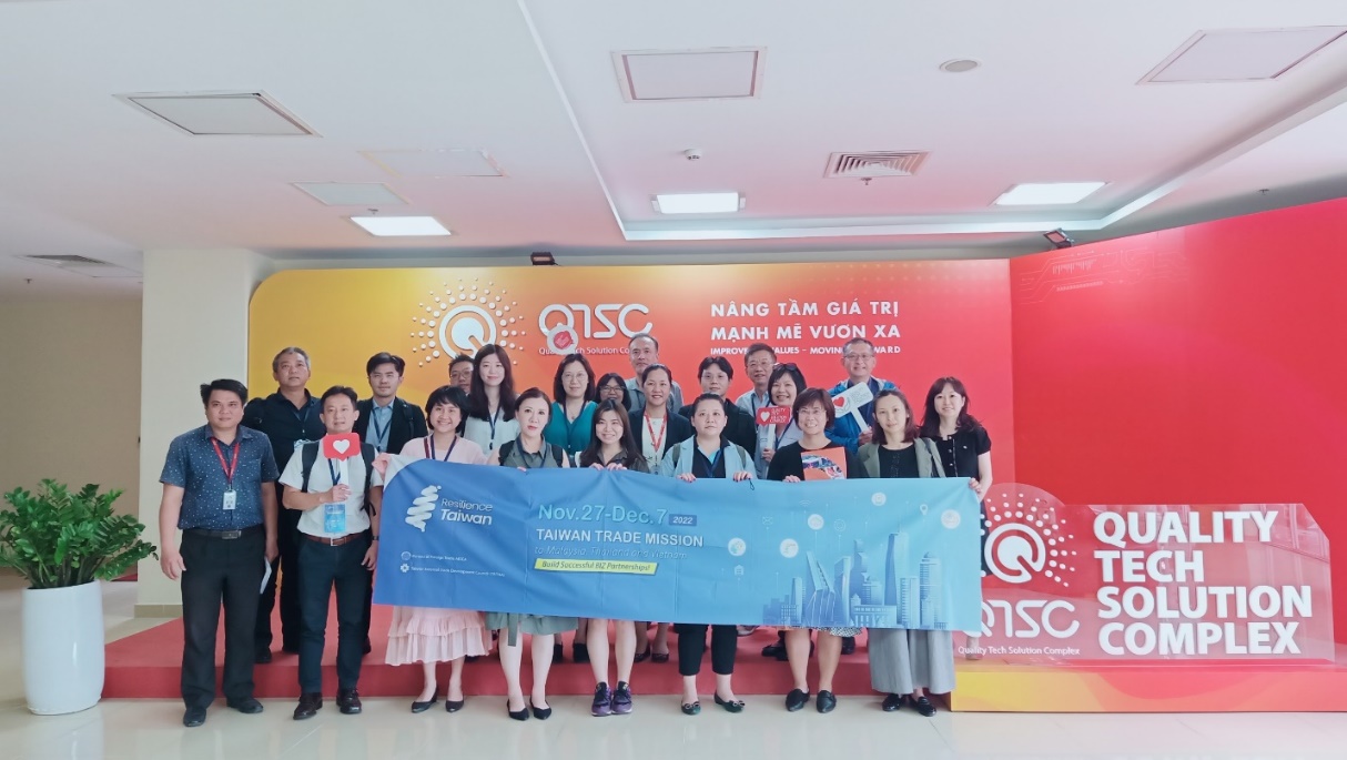 Đoàn doanh nghiệp CNTT Đài Loan tham quan QTSC