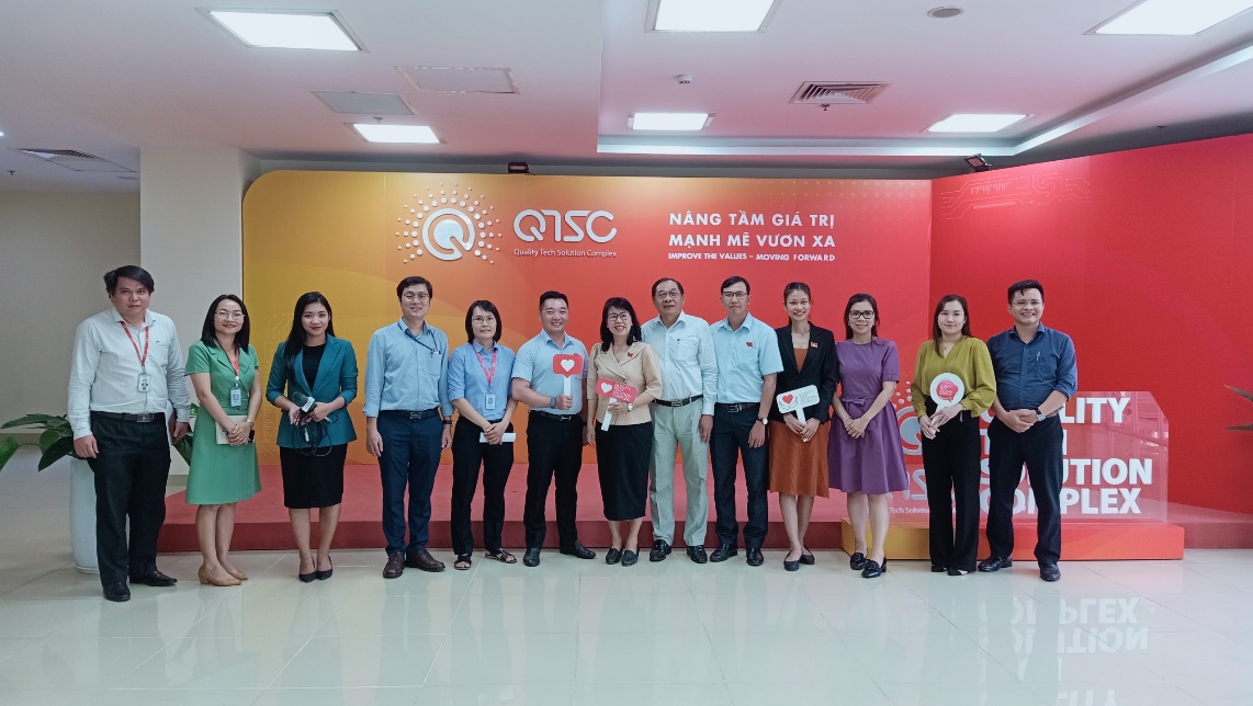 The department of Economy and Budget of HCMC People's Council visited and worked at QTSC