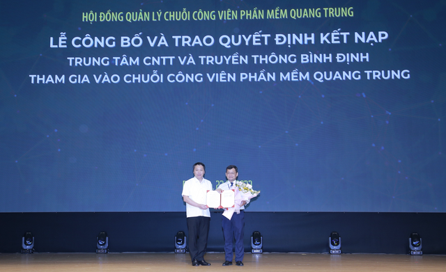Trung tâm Công nghệ thông tin và Truyền thông Bình Định trở thành thành viên Chuỗi Công viên phần mềm Quang Trung
