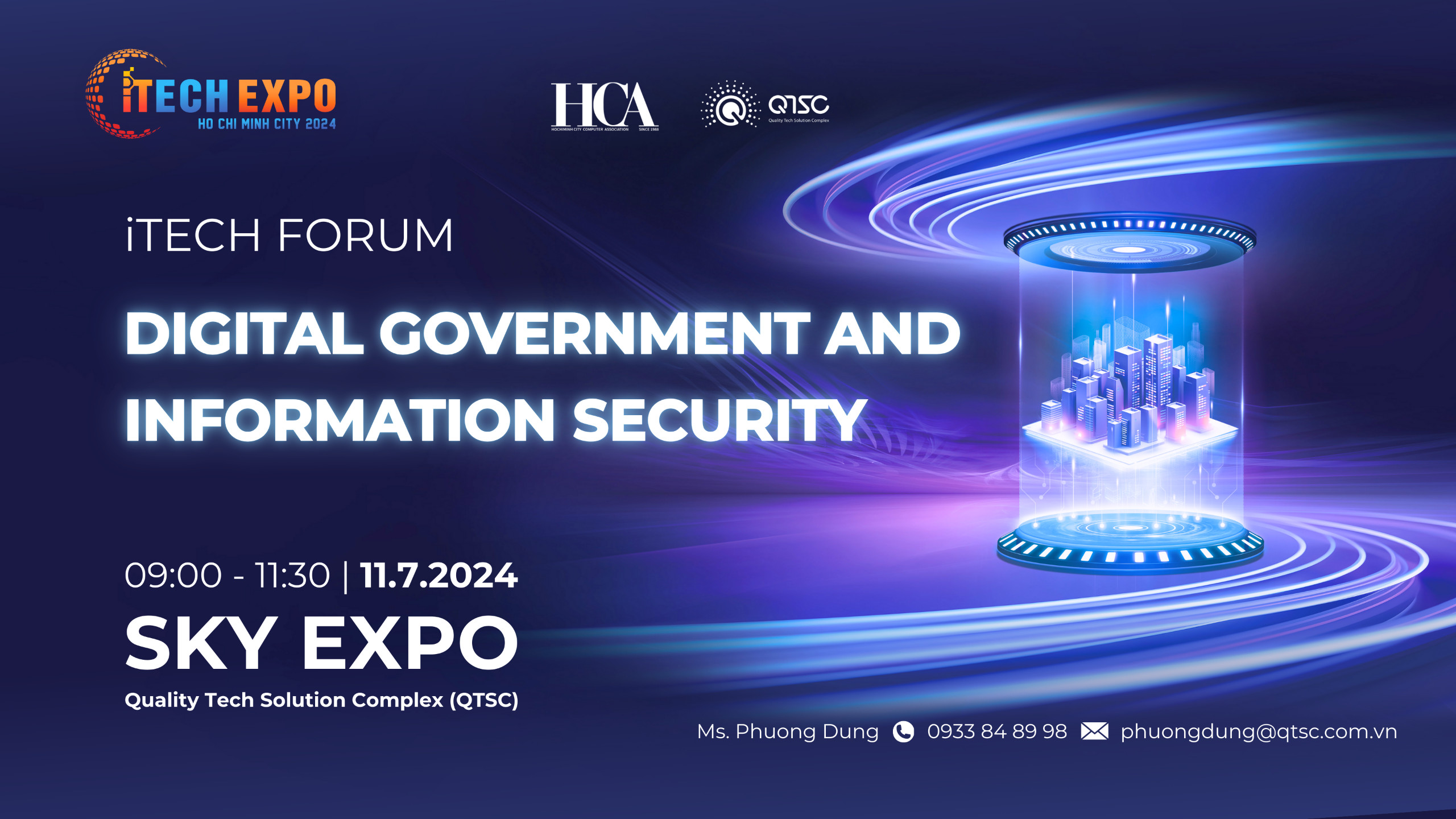 Invitation to attend the seminar “Digital Government and Information Security”