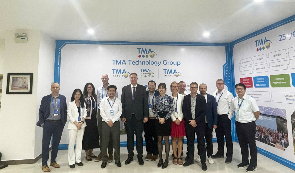 Estonian enterprise delegation visited and worked at QTSC