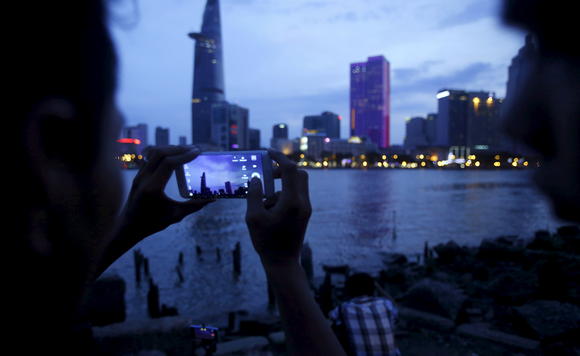 The Ho Chi Minh City skyline: Vietnam is quickly climbing the ranks of offshore business destinations. © Reuters