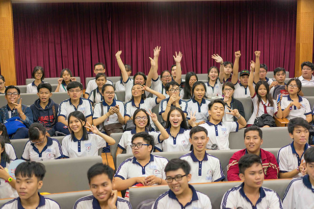 We really enjoyed the performance of our classmates