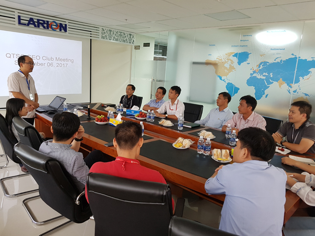 The presentation of Mr. Lai Duc Nhuan, CEO of Larion