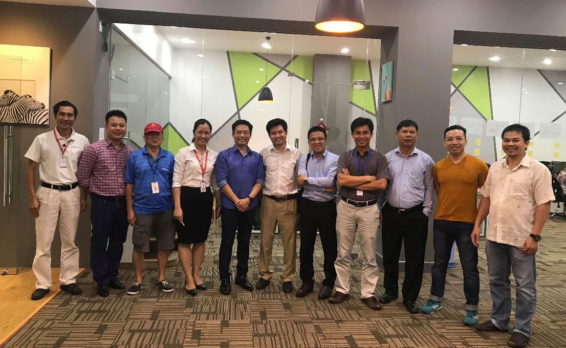 The CEO club’s members visited Travel2Pay’s office