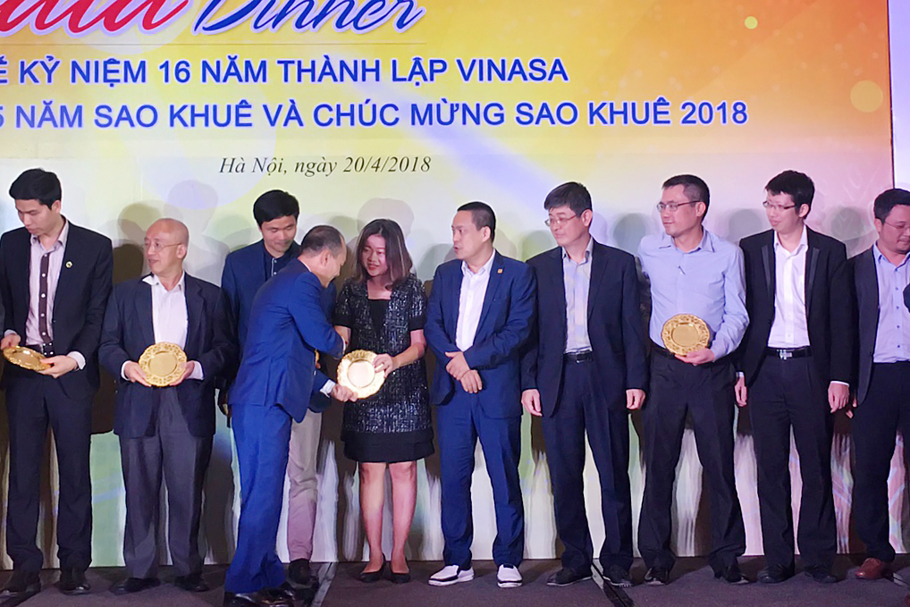 DIGI-TEXX: The medal of 15th anniversary of companion with Sao Khue