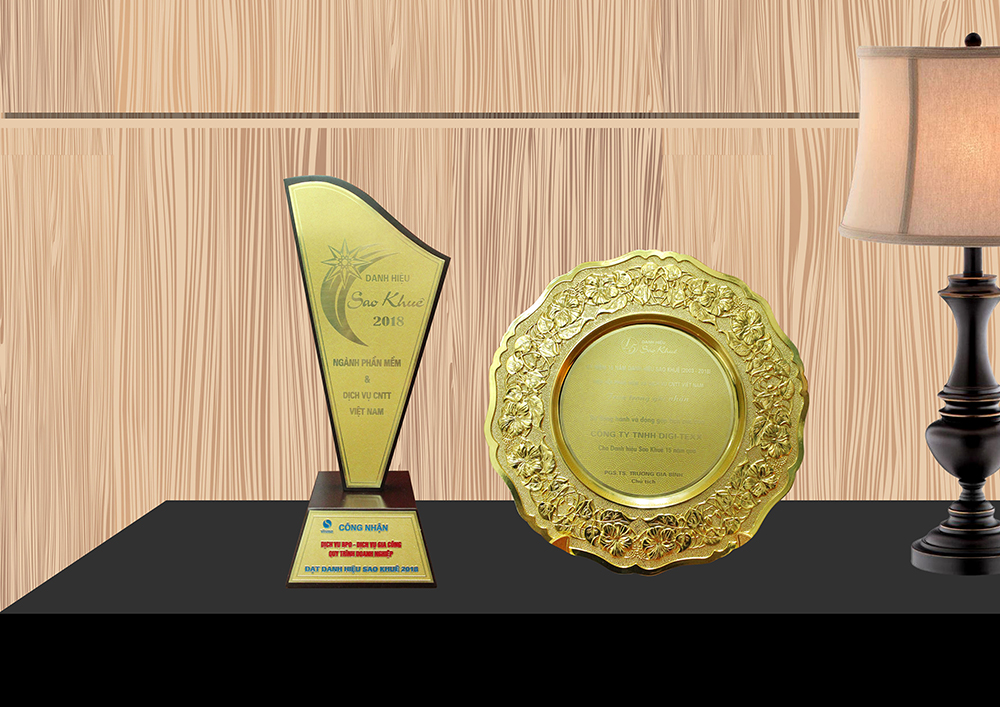 DIGI-TEXX: The medal of 15th anniversary of companion with Sao Khue