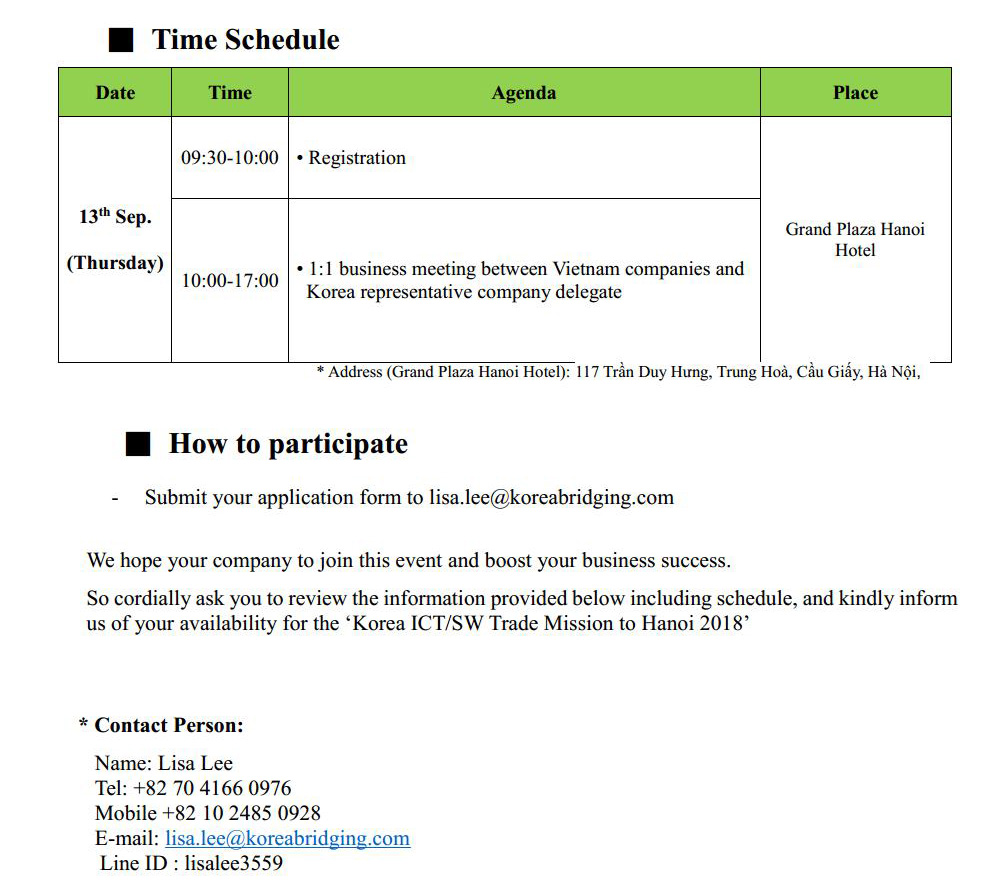 etter of Invitation_ICT&SW Trade Mission_Hanoi