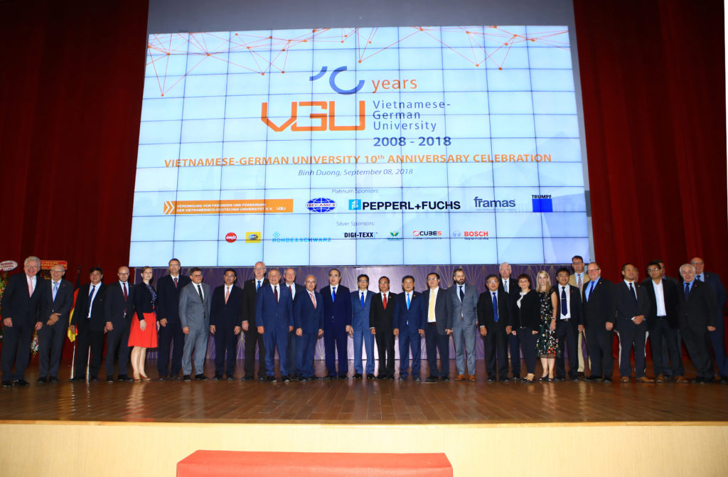 DIGI-TEXX companions with the 10th Anniversary of Vietnamese-German University