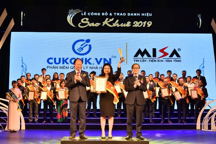 MISA đạt 04 danh hiệu Sao Khuê 2019