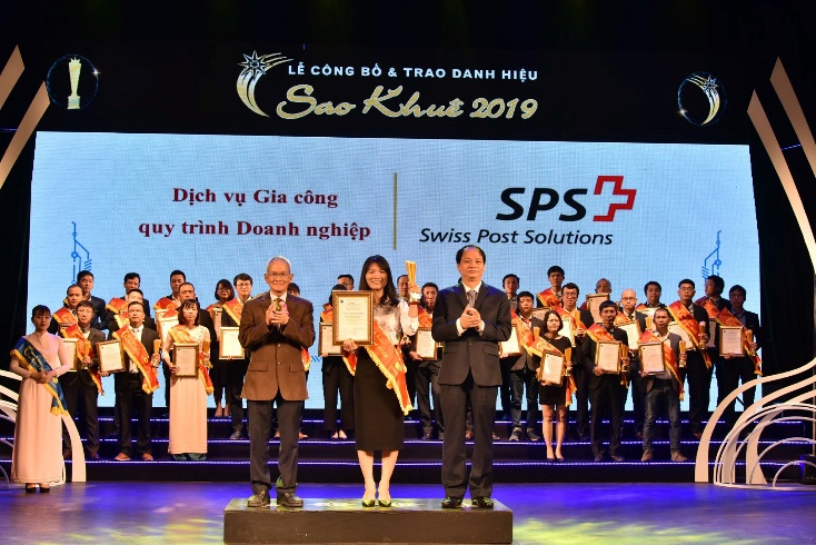 Công ty SPS với danh hiệu Nền tảng web tích hợp xử lý dữ liệu và Dịch vụ gia công quy trình doanh nghiệp (BPO)