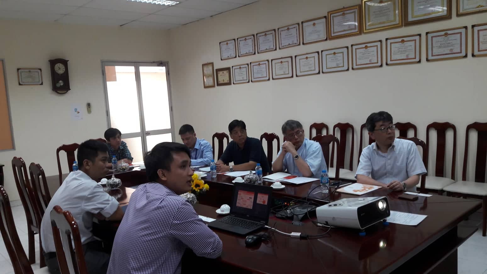 The meeting at Hall 3, QTSC