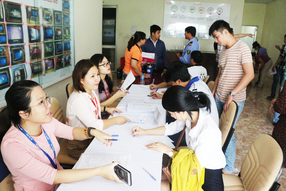 Registration desk