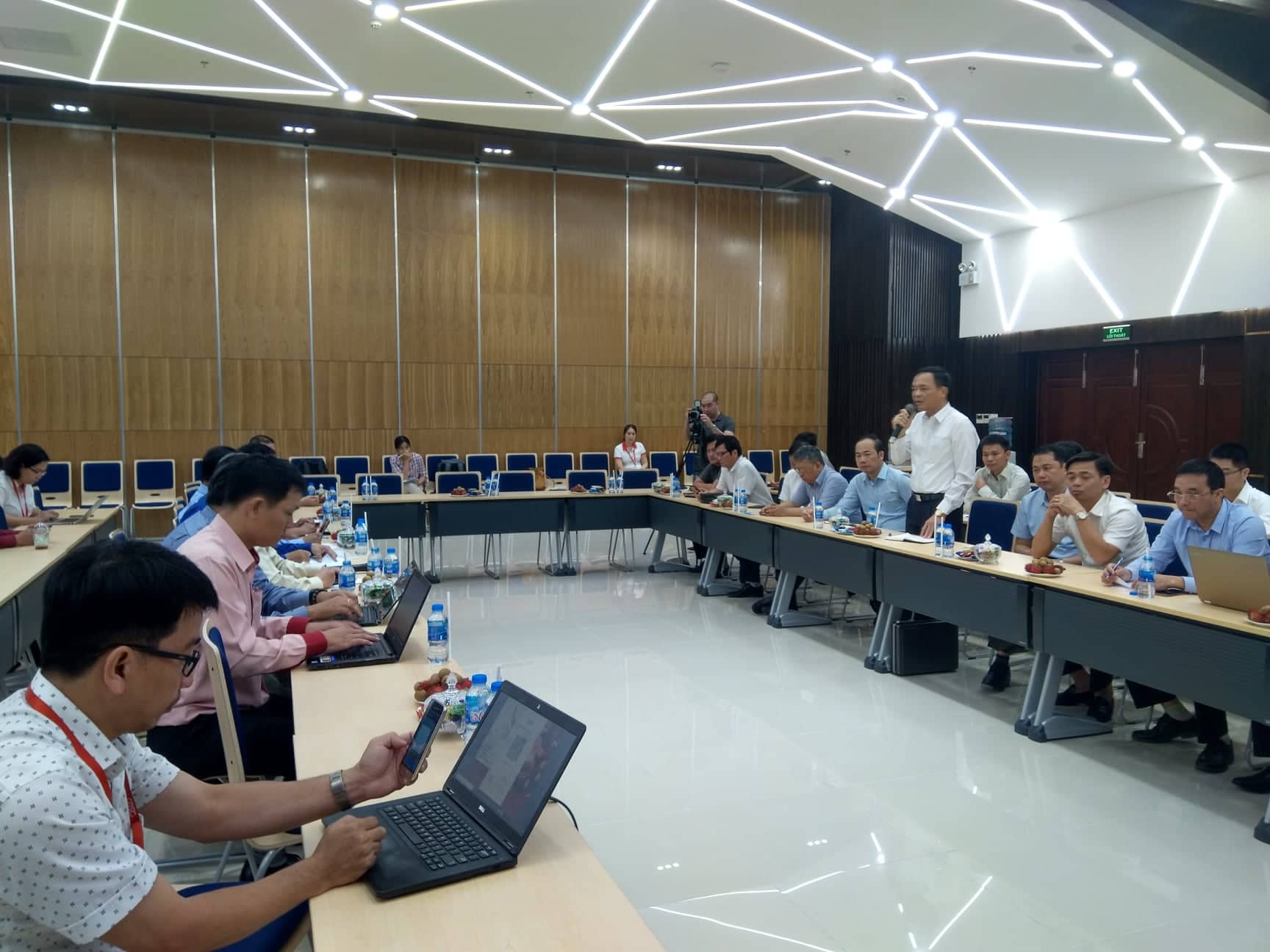 Representative of the Government Cipher Committee spoke at the meeting