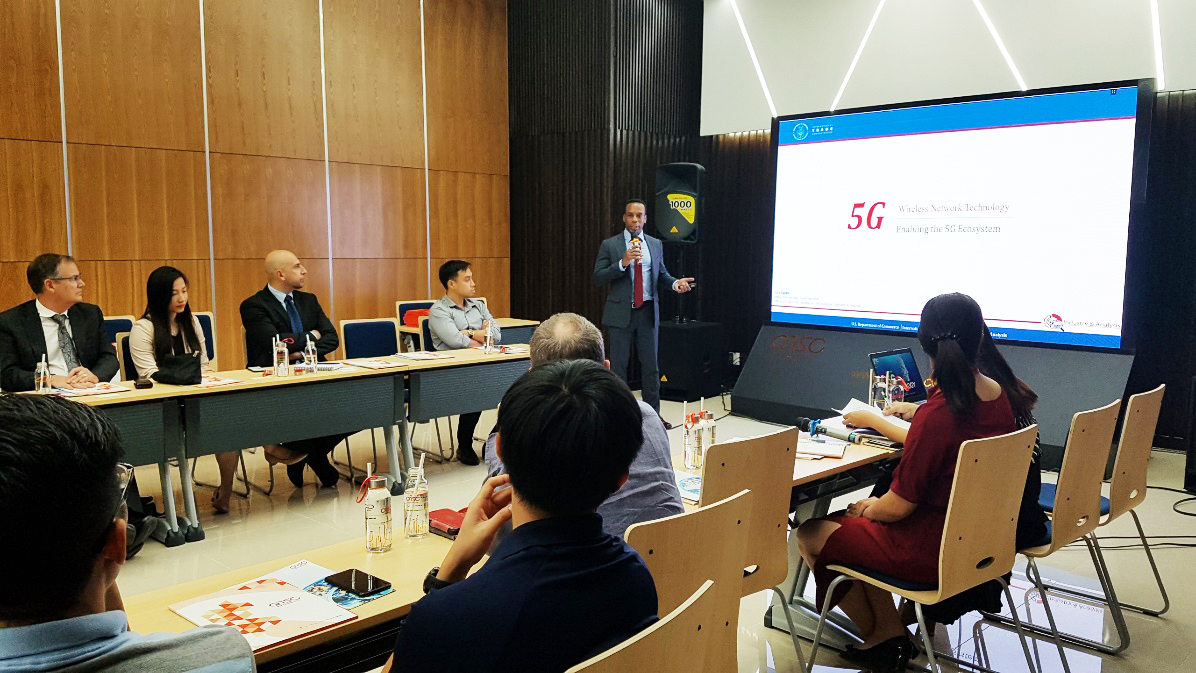 Mr. Cary Ingram, Senior International Trade Specialist for Telecommunications Technologies, U.S. Department of Commerce spoke at the meeting