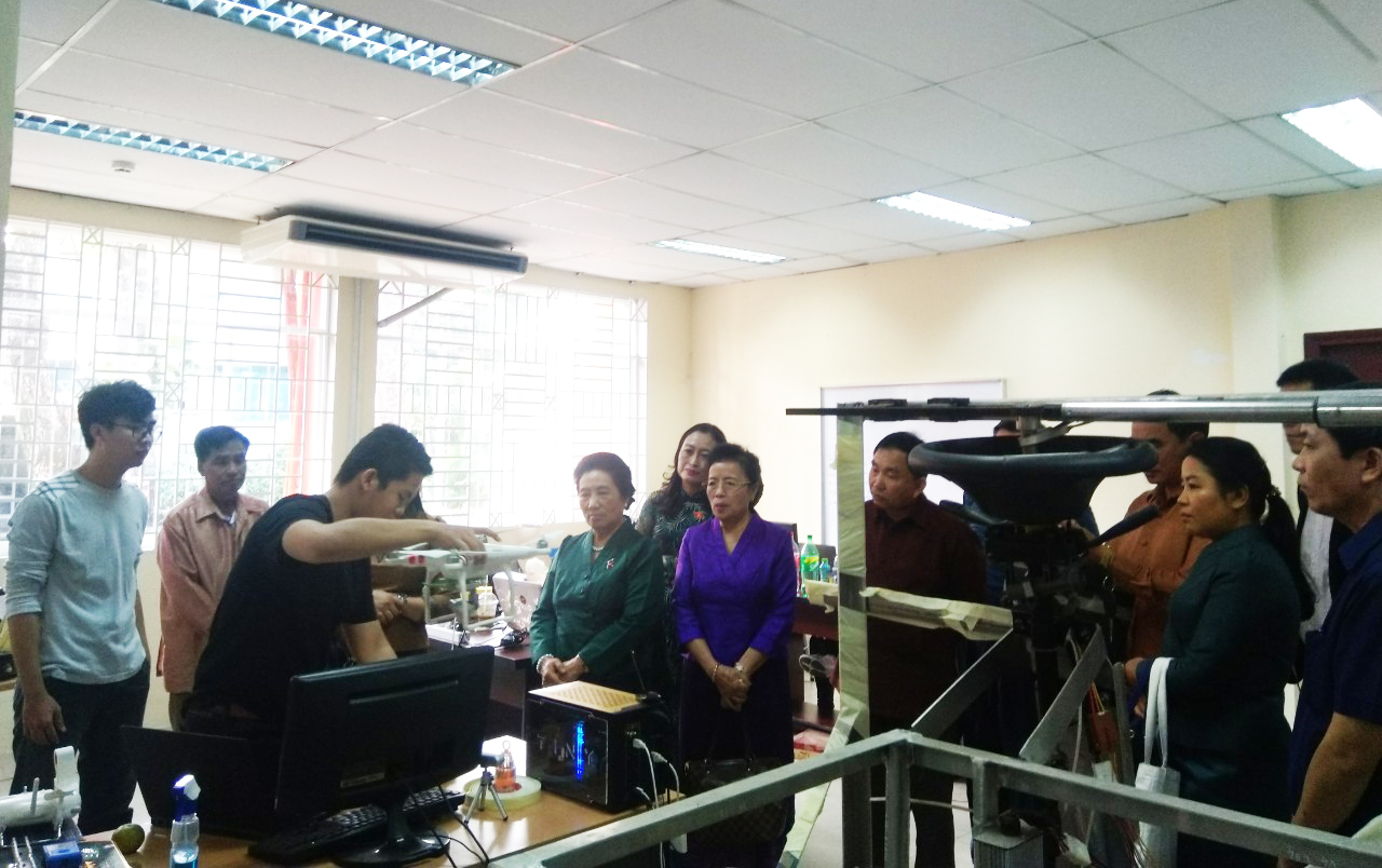 Visiting technological applications at 5D Company