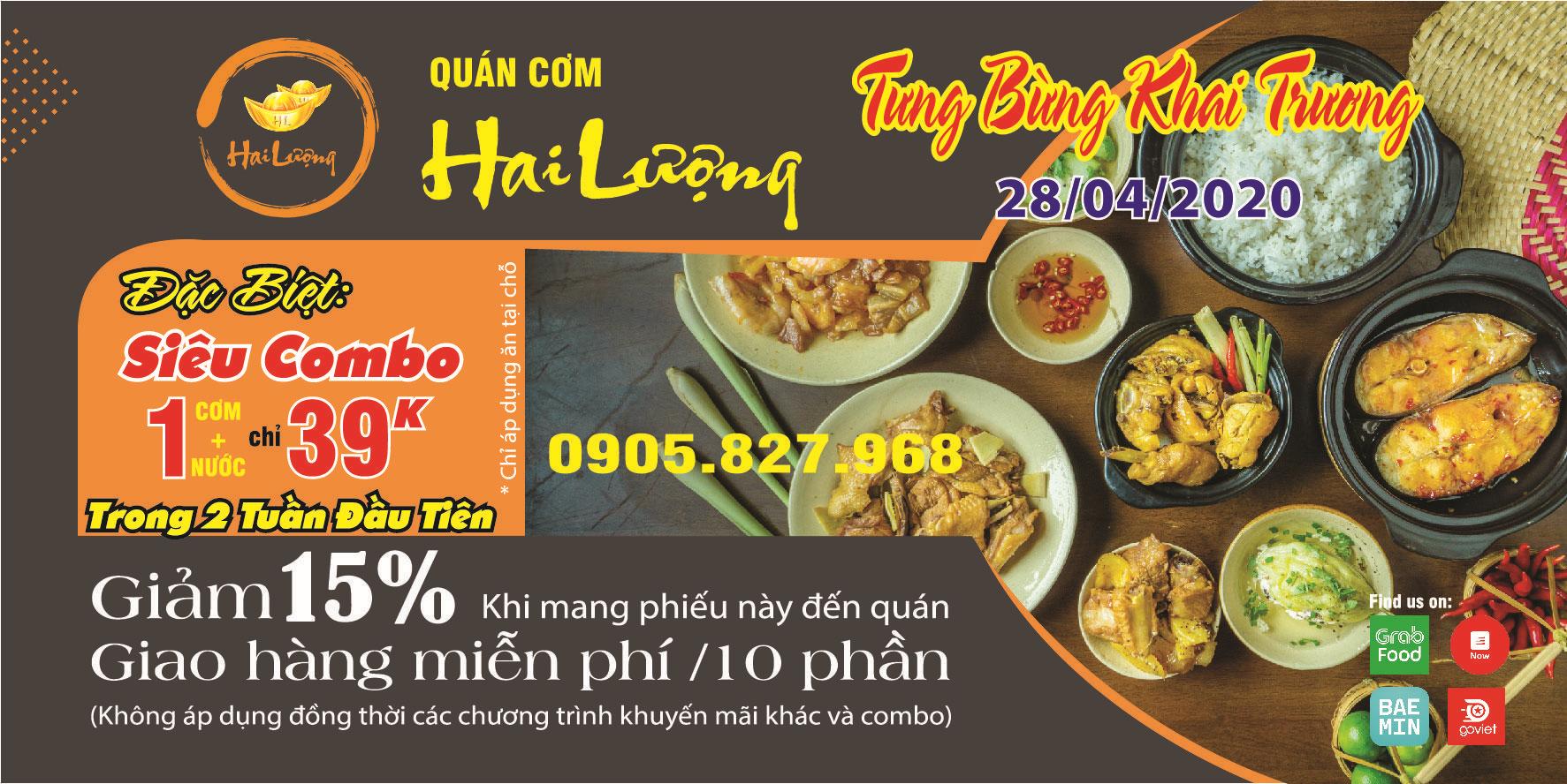 quán cơm Hai Lượng