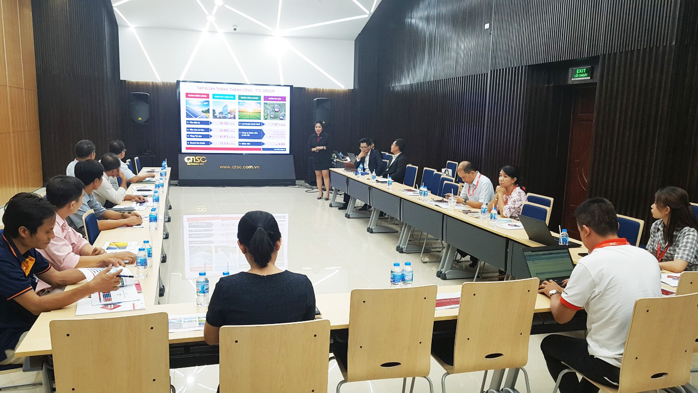 Overview of the first investor meeting in 2020 at QTSC Building 1