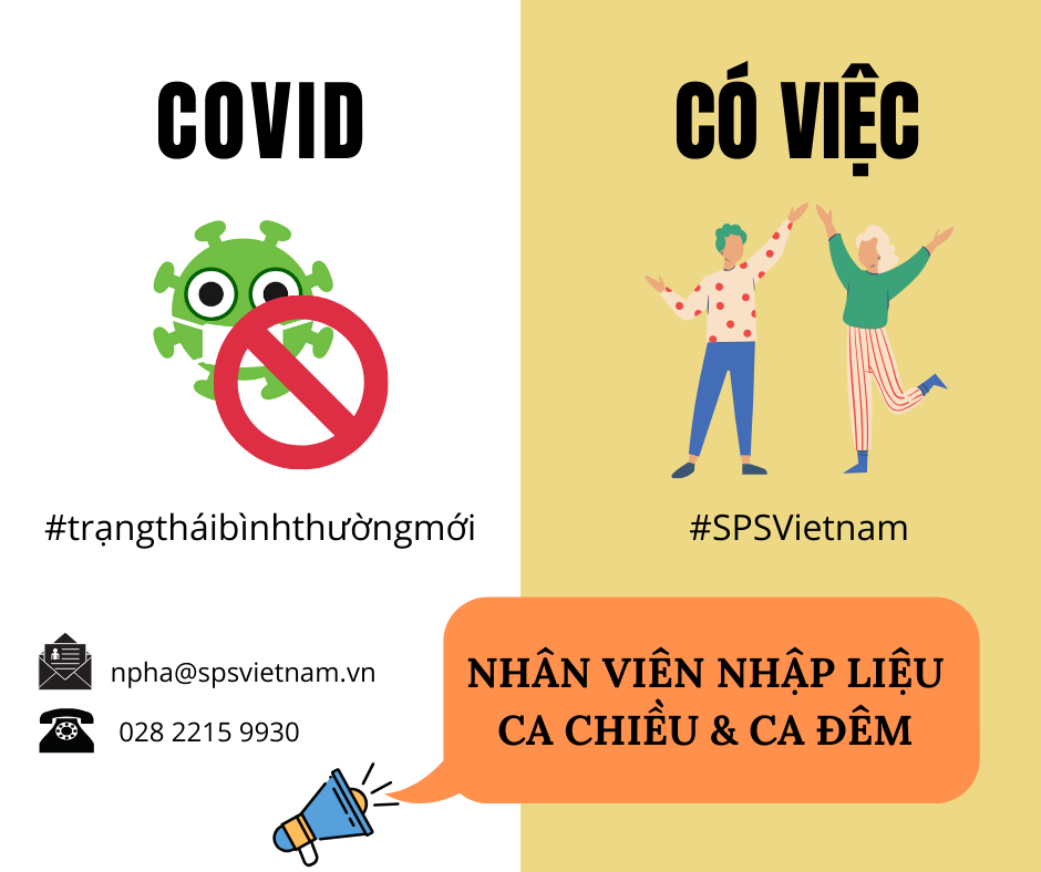 SPS tuyển dụng Vị trí Nhân viên Nhập liệu/Xử lý Dữ liệu