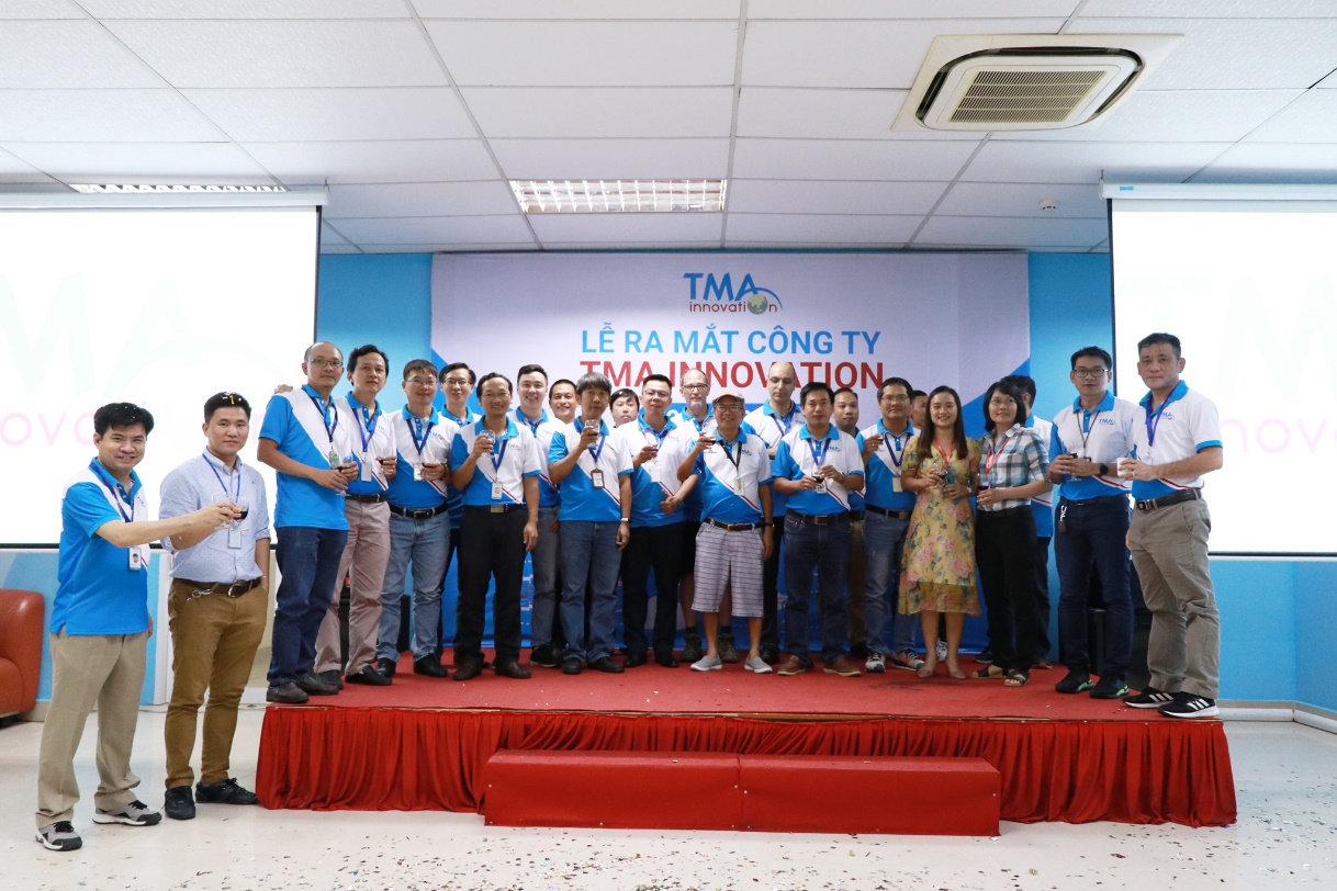 Hình 1: Lễ ra mắt công ty TMA Innovation tại tòa nhà TMA Tower
