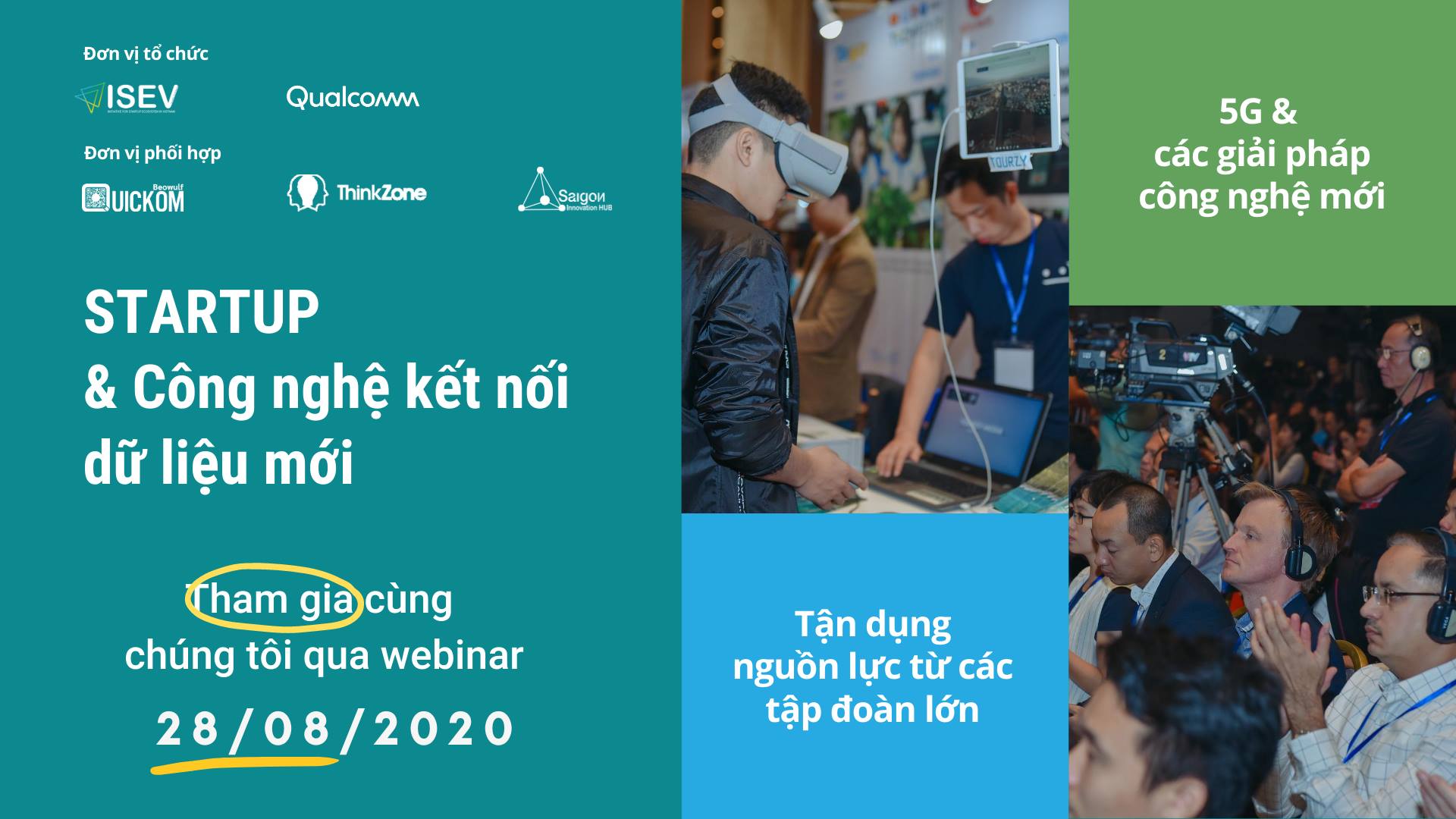 [Webinar] Business Matching Day: Startup & Công nghệ kết nối dữ liệu mới