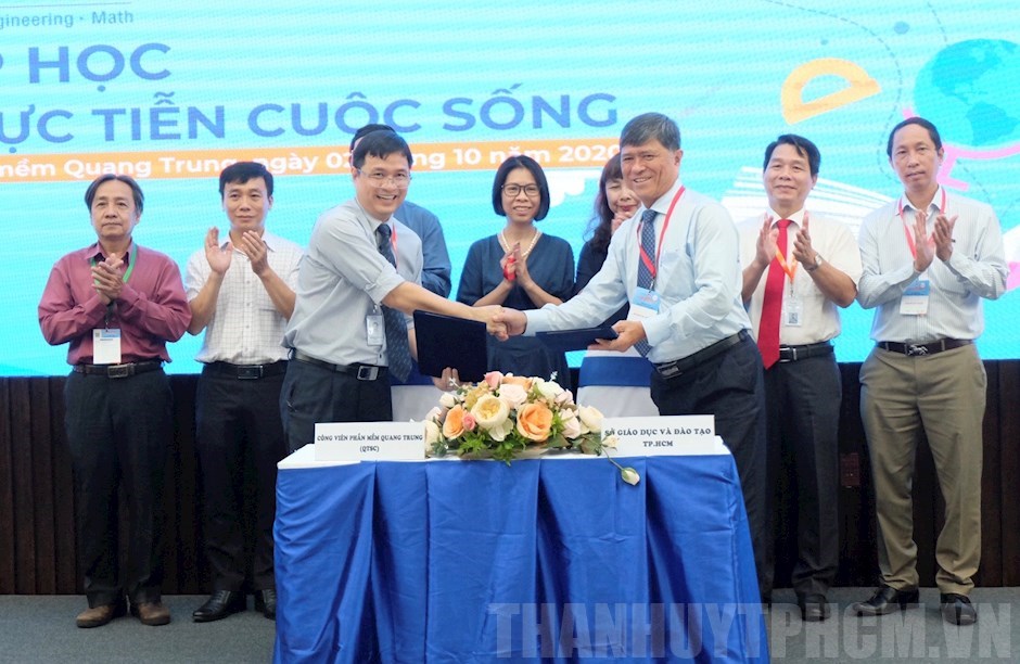Ký kết giữa Sở GD-ĐT TP và QTSC nhằm thúc đẩy phát triển mô hình giáo dục STEM