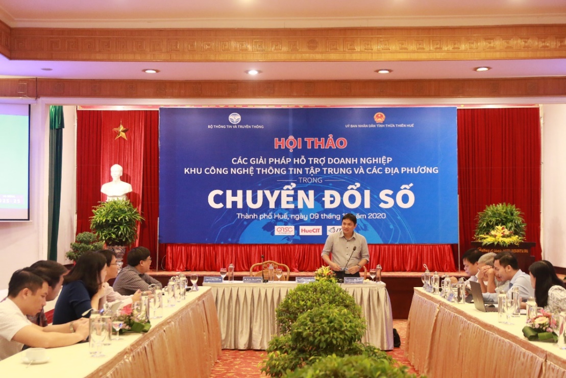 Hình 2: Ông Lâm Nguyễn Hải Long - Ủy viên thường trực Hội đồng quản lý Chuỗi, Giám đốc QTSC phát biểu tổng kết tại cuộc họp