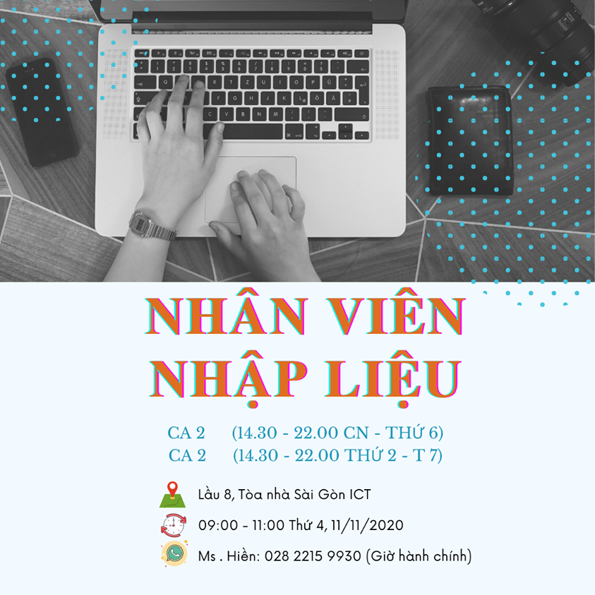 SPS tuyển Nhân viên nhập liệu (tháng 11/2020)