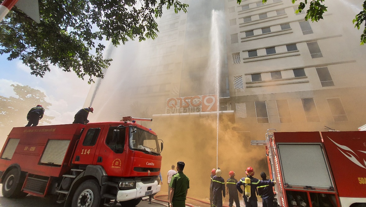 The fire drill organized at QTSC Building 9