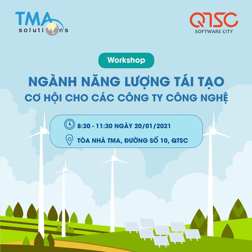 workshop "Ngành năng lượng tái tạo - Cơ hội cho các công ty công nghệ"